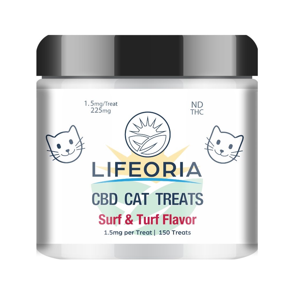 LIFEORIA surf & turf cat treats.
